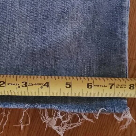 MOTHER high rise hustler ankle fray size 25 boho casual chic - Picture 5 of 13